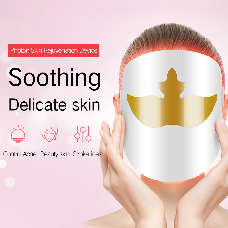 Fabrication de l\'alimentation LED PDT Beauté masque de beauté Smart levage de levage Masque facial Masque magnétique Masque de visage Portable Age-Anti-Face Outil