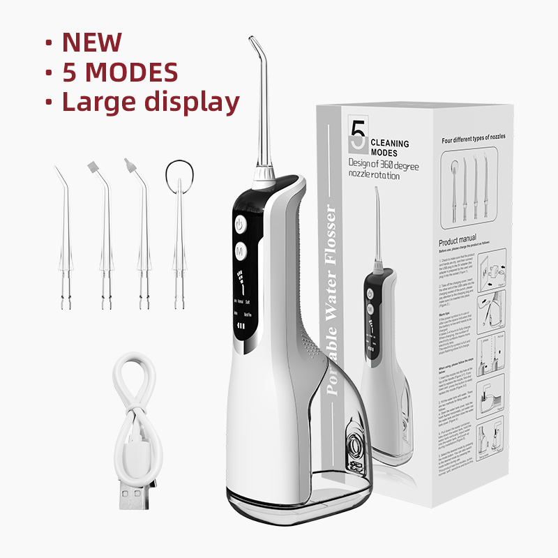 Punch dentaire électrique portable et portable avec eau denettoyage orale à la maison avec fil d\'eau